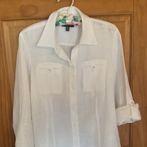 White Linen Shirt